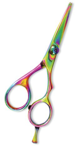 Professional Hair Cutting Scissor with razor edge. Multicolor Coating